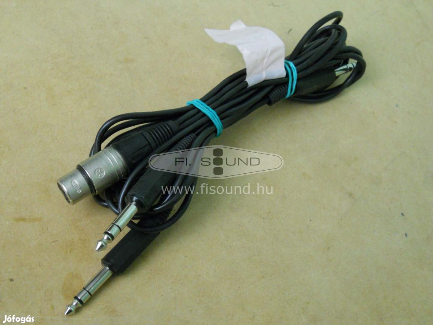 Neutrik XLR-6,3 Jack 3 osztós kábel 1,5 m-s