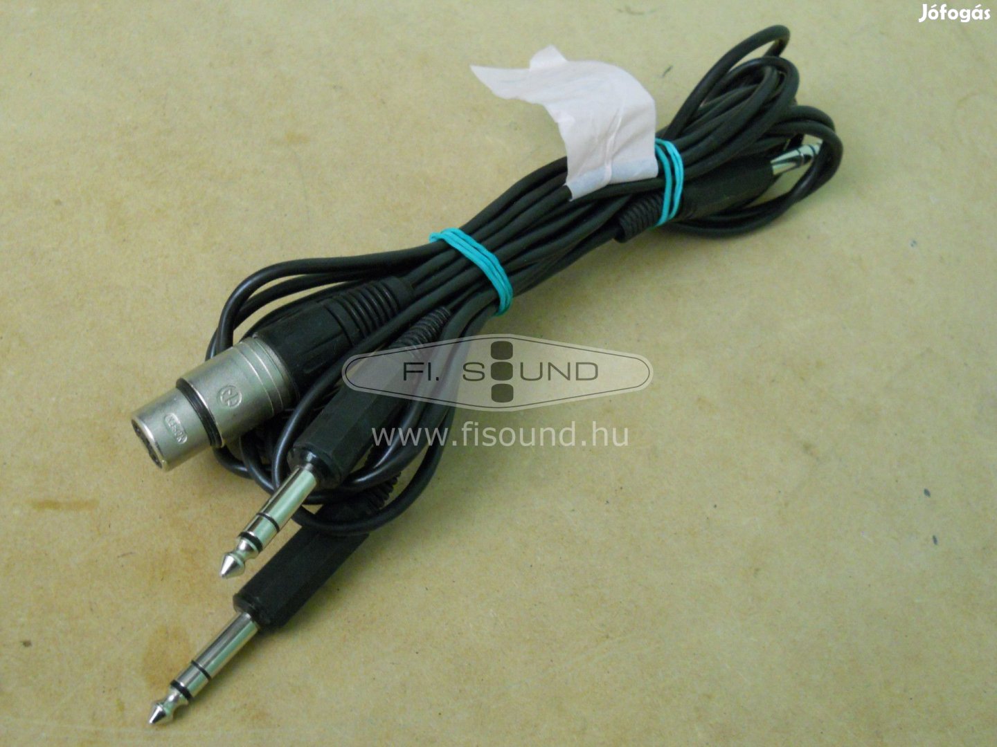 Neutrik XLR - 6,3 Jack 3 osztós kábel 1,5 m-s