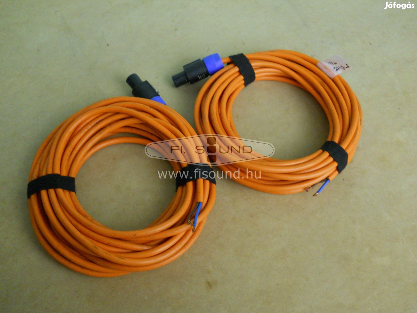 Neutrik réz hangfal kábel 2x1,5 mm , 2x10 m-s