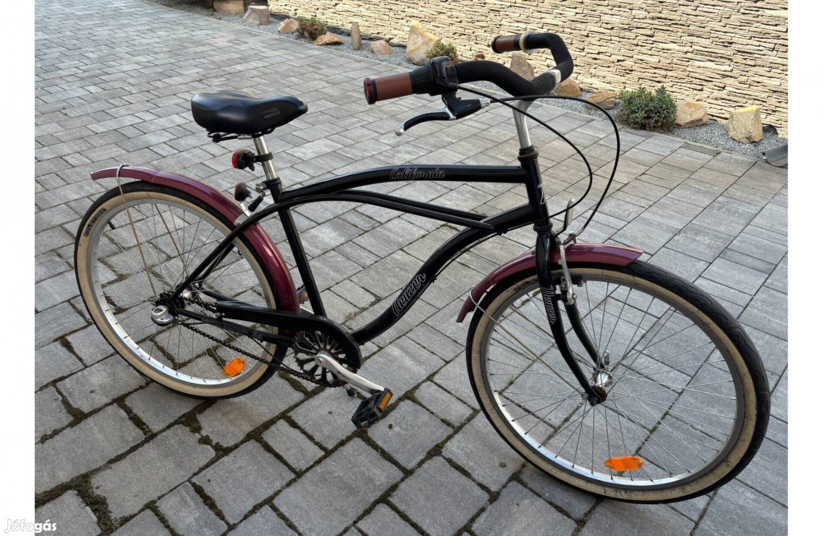 Neuzer California cruiser férfi kerékpár, bicikli