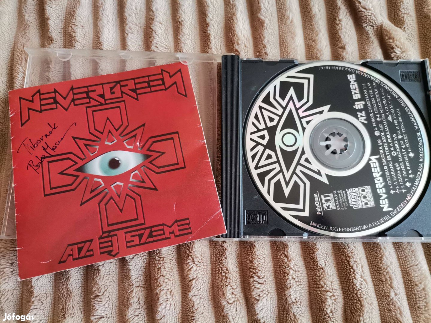 Nevergreen - Az éj szeme CD Dedikált példány