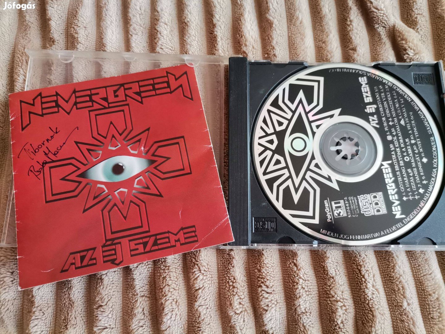 Nevergreen - Az éj szeme CD Dedikált példány