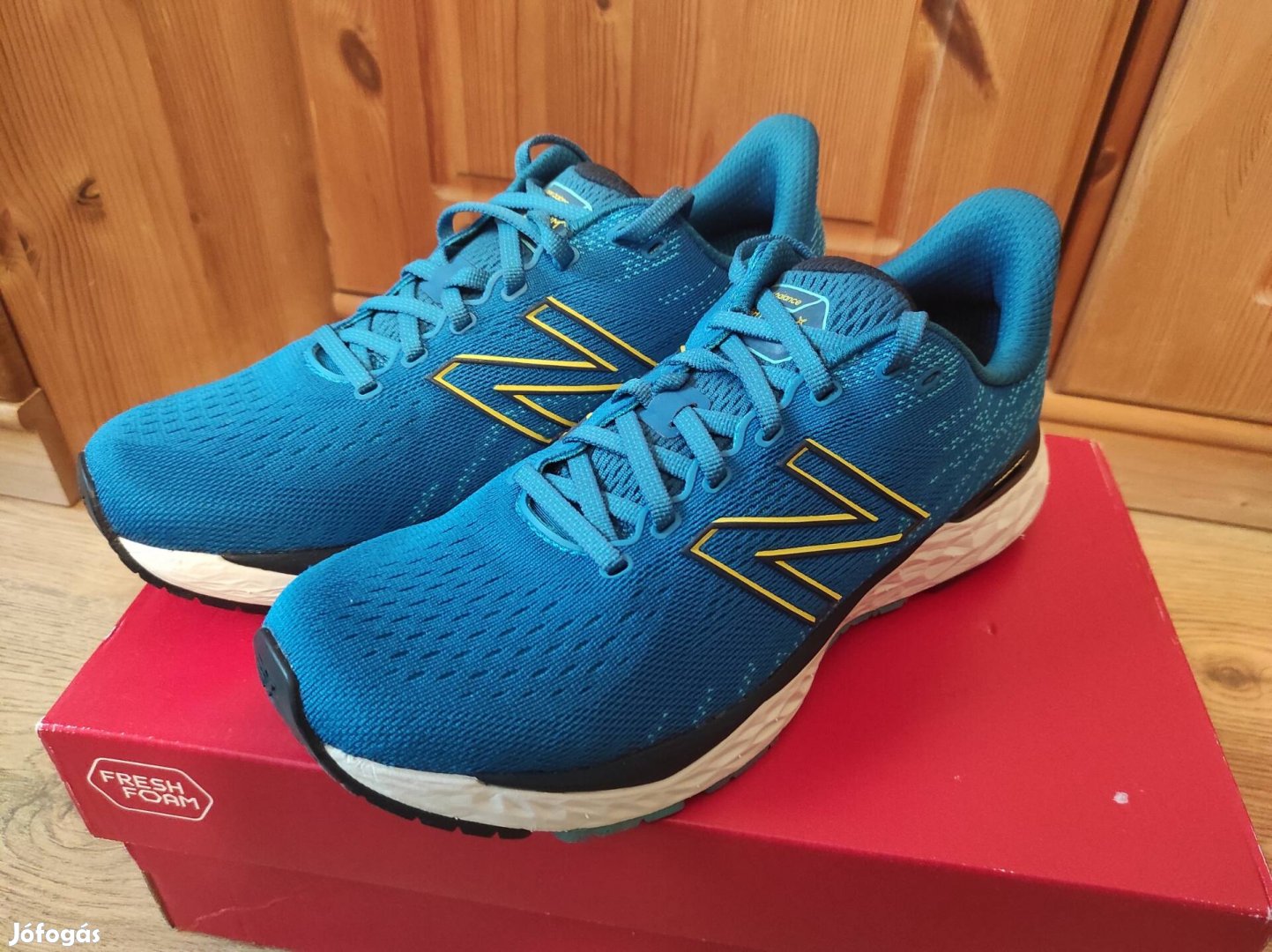 New Balance Férfi Futócipő (Kék-Neon) - M880F11