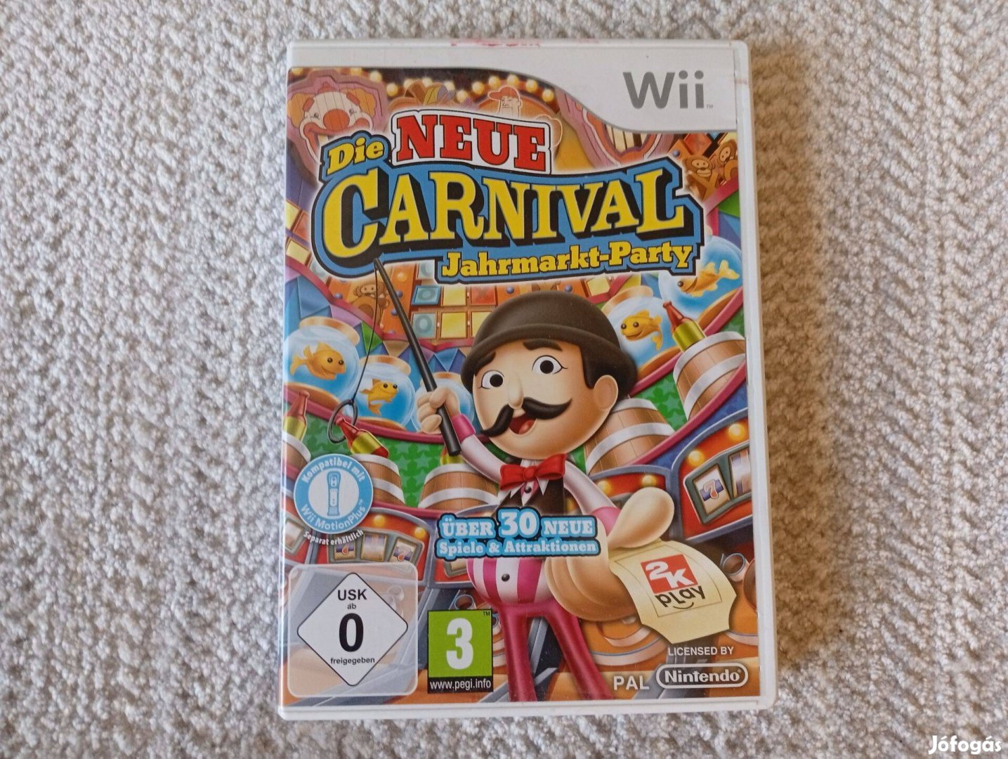 New Carnival Funfair Games eredeti Nintendo Wii játék
