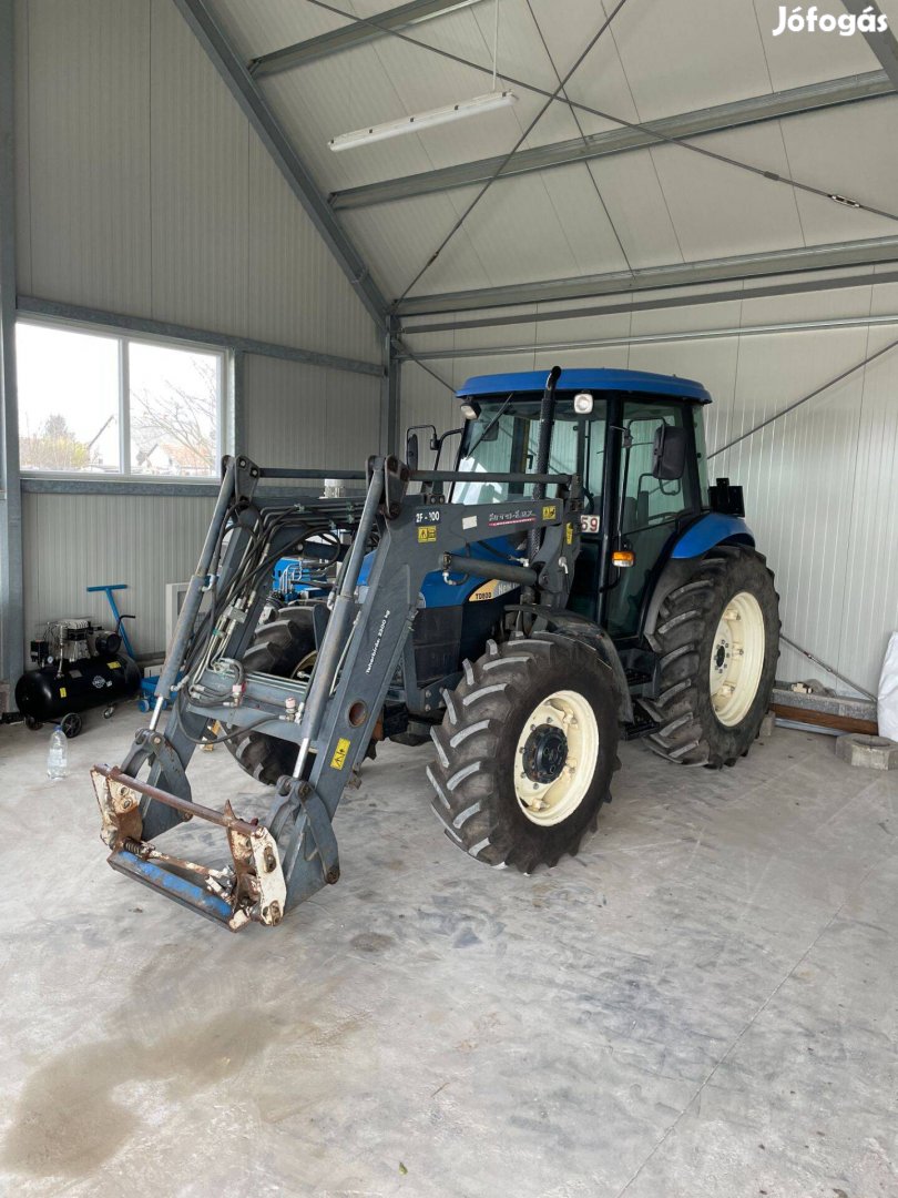 New Holland TD80 D traktor tartozékokkal