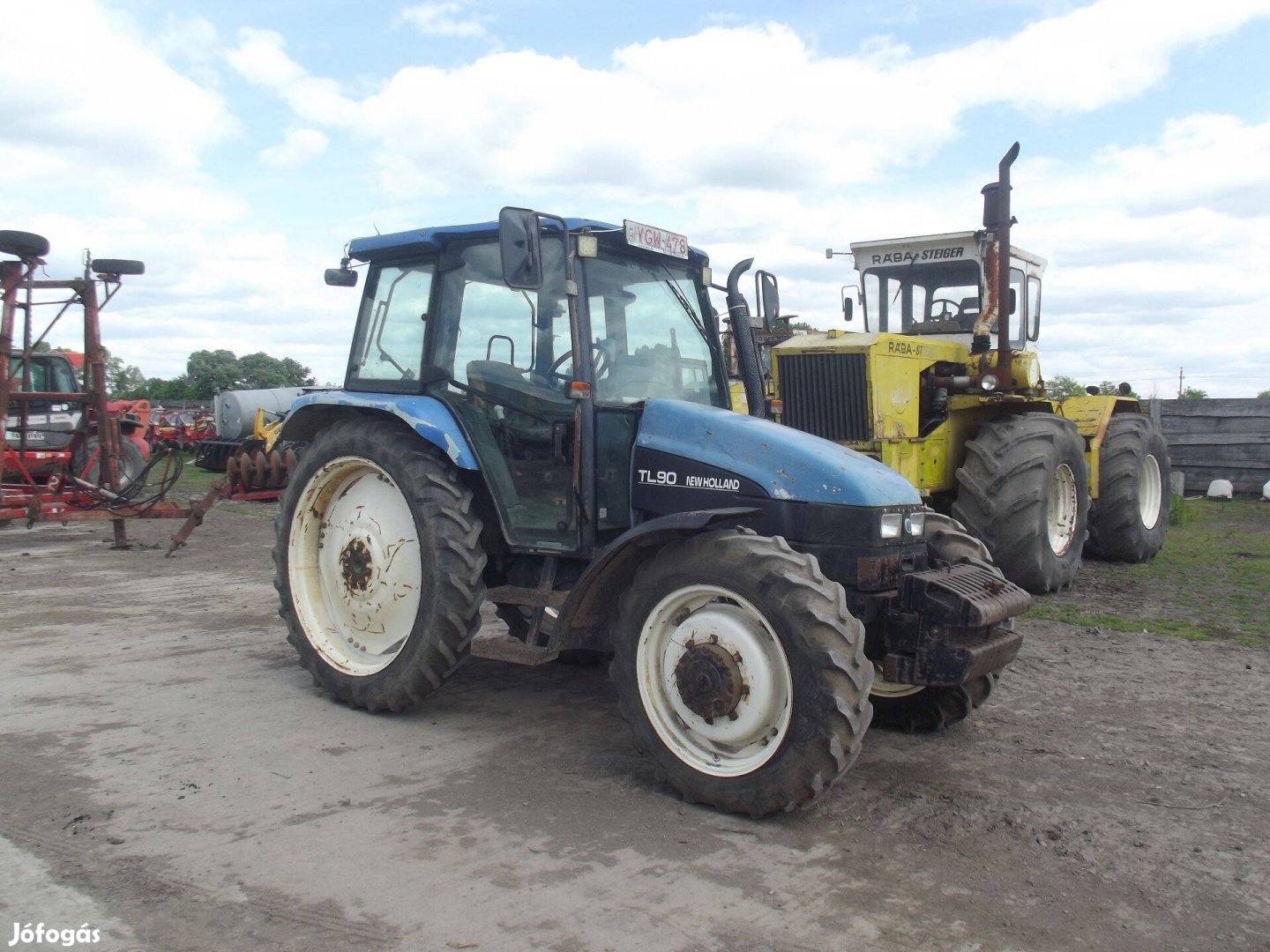 New Holland TL90 4WD traktor érvényes műszakival eladó