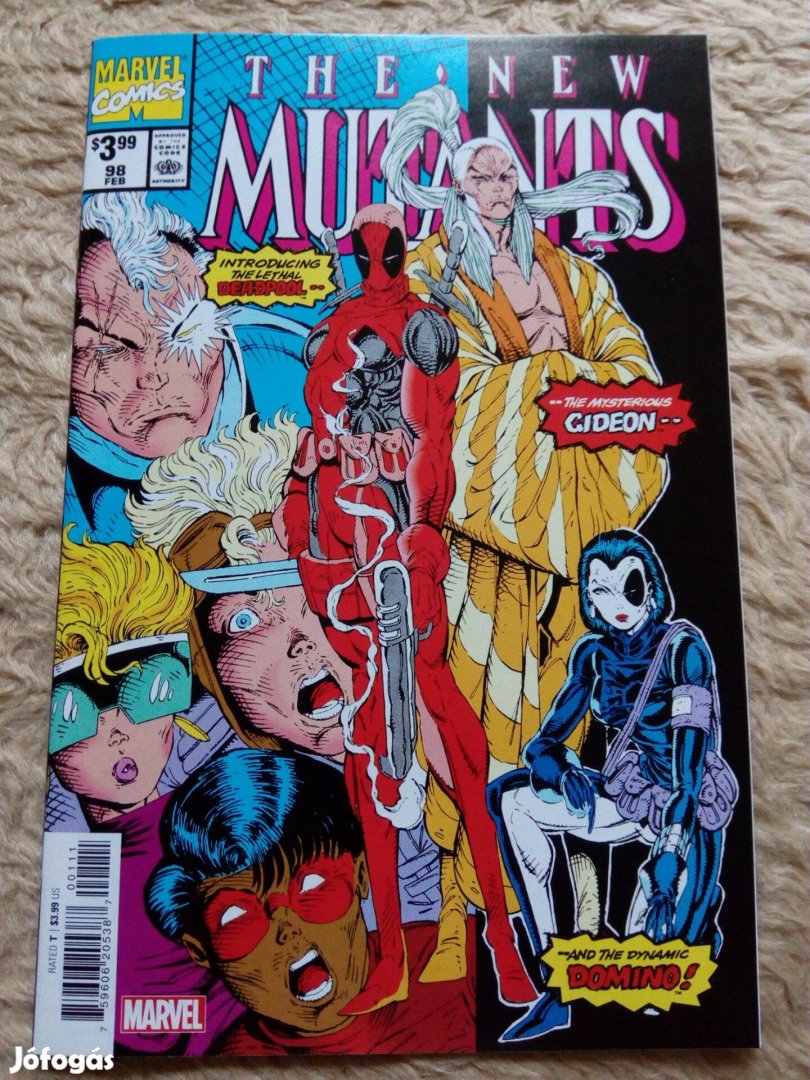 New Mutants Facsimile/hasonmás-kiadás: 98B. szám képregény eladó!