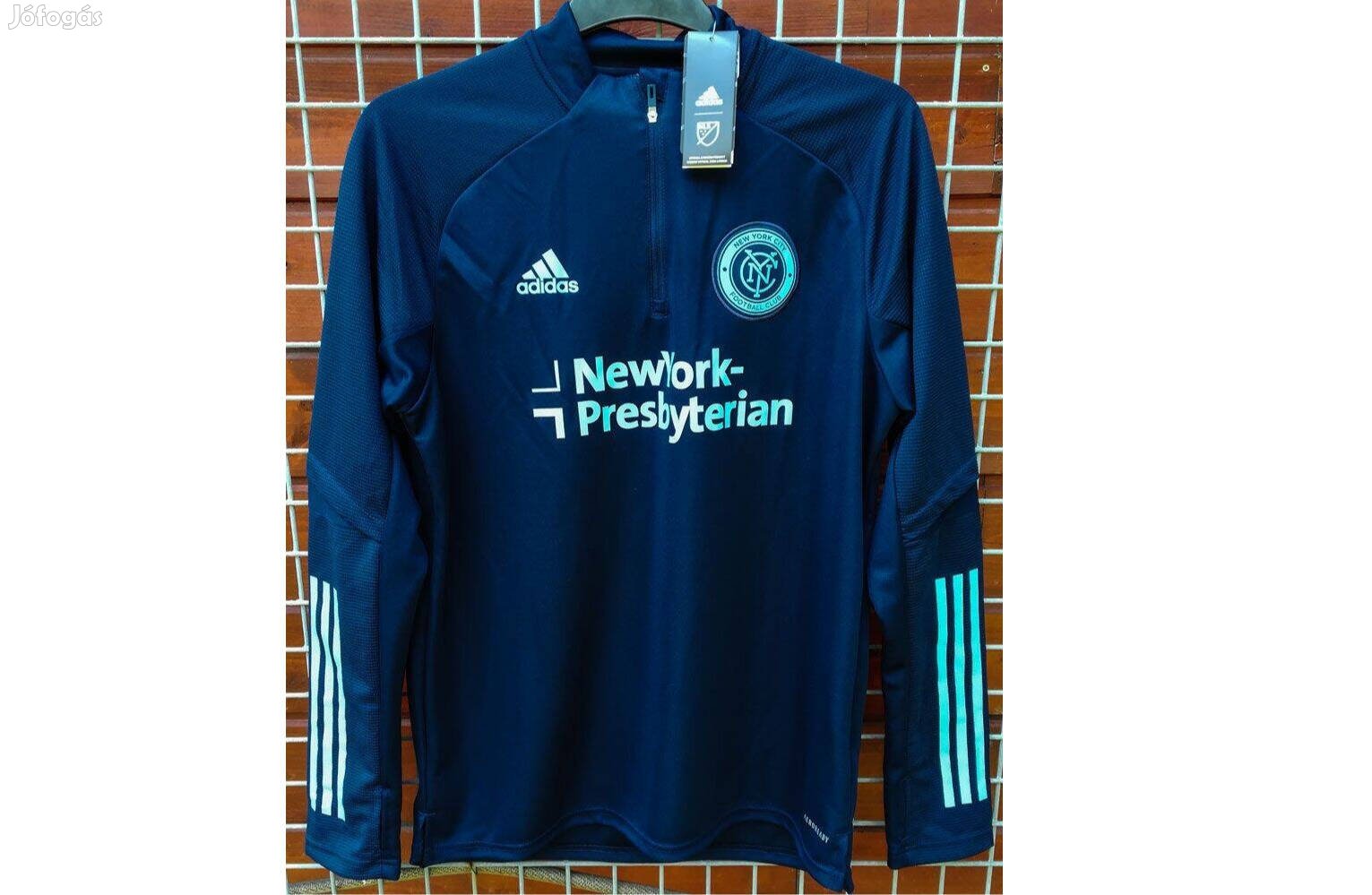 New York City eredeti adidas hosszú ujjú felső (L)