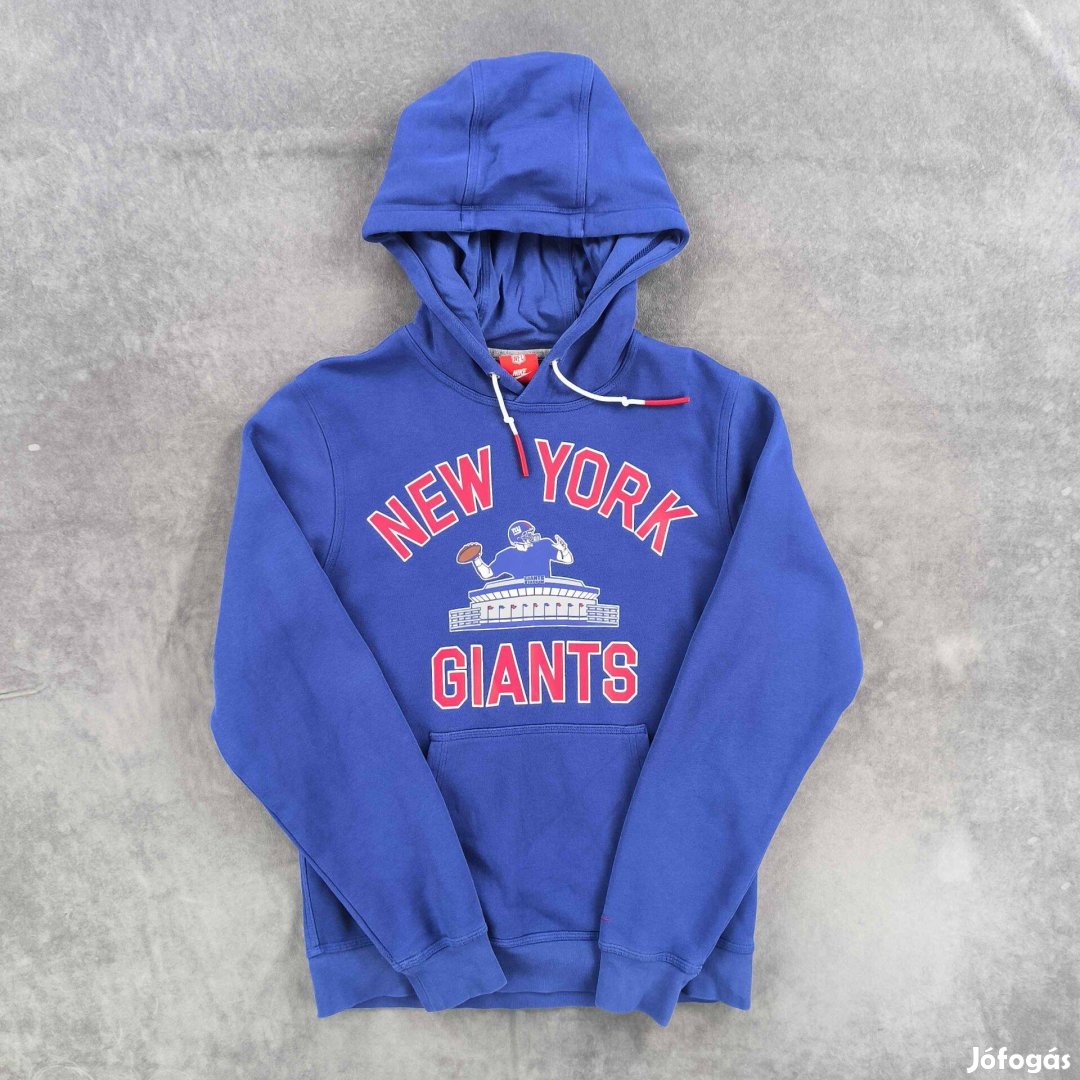 New York Giants Nike NFL kapucnis felső S-es