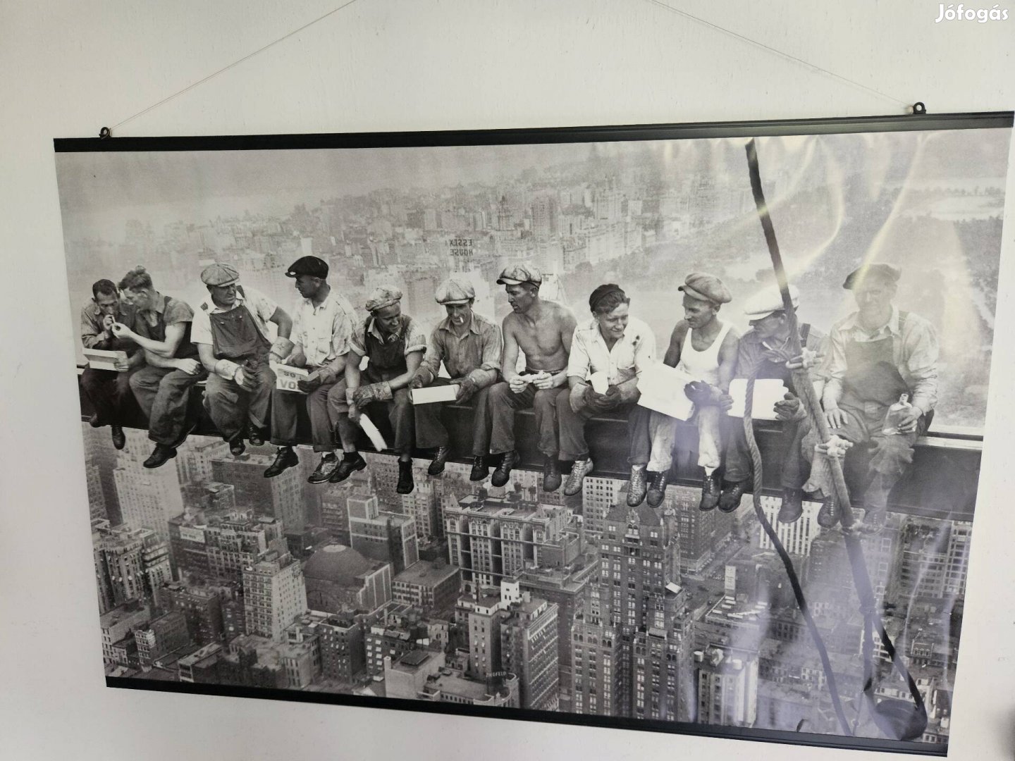 New York építése - ebédszünet plakát Veszprém