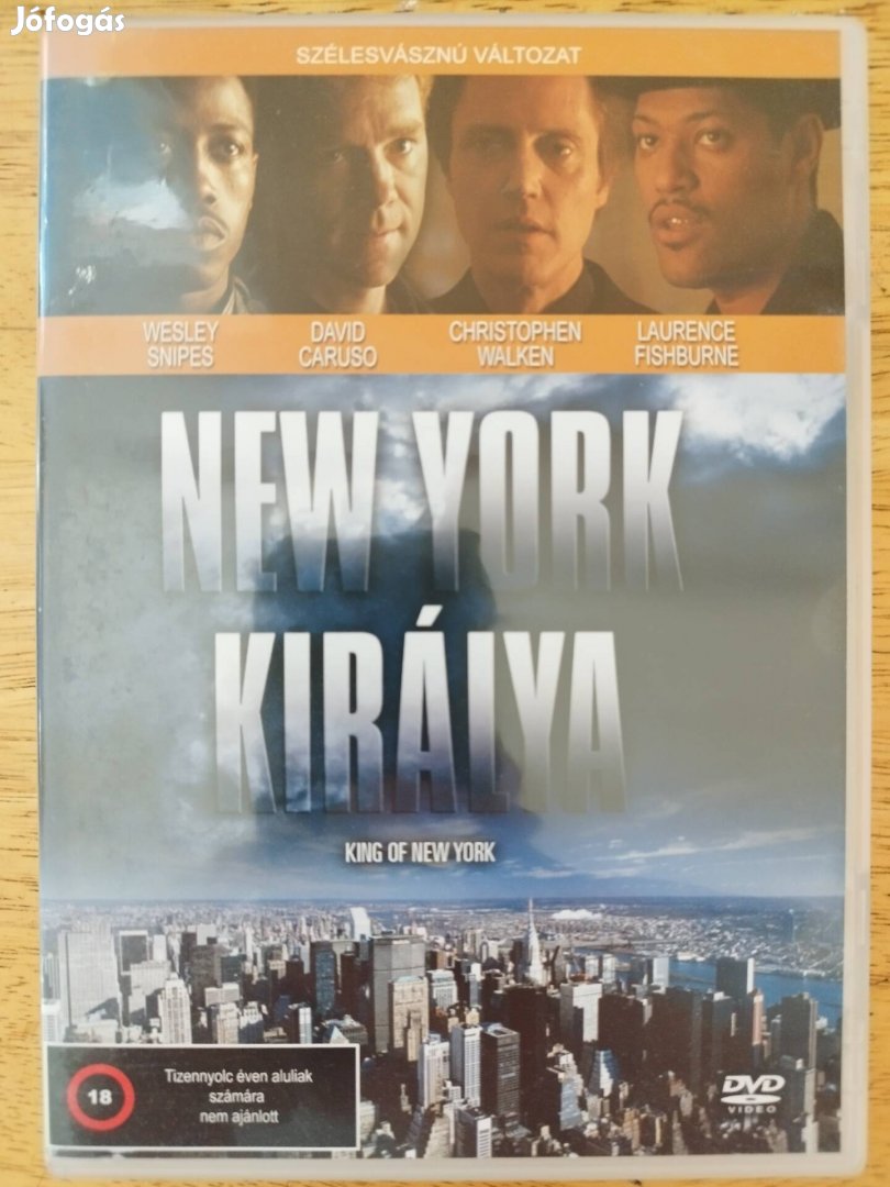 New York királya újszerű dvd Christopher Walken 