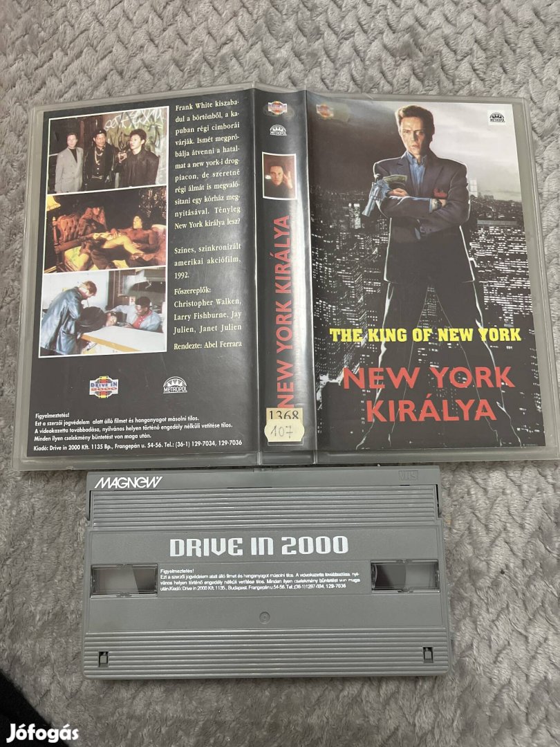 New York királya vhs nagytok drive akció
