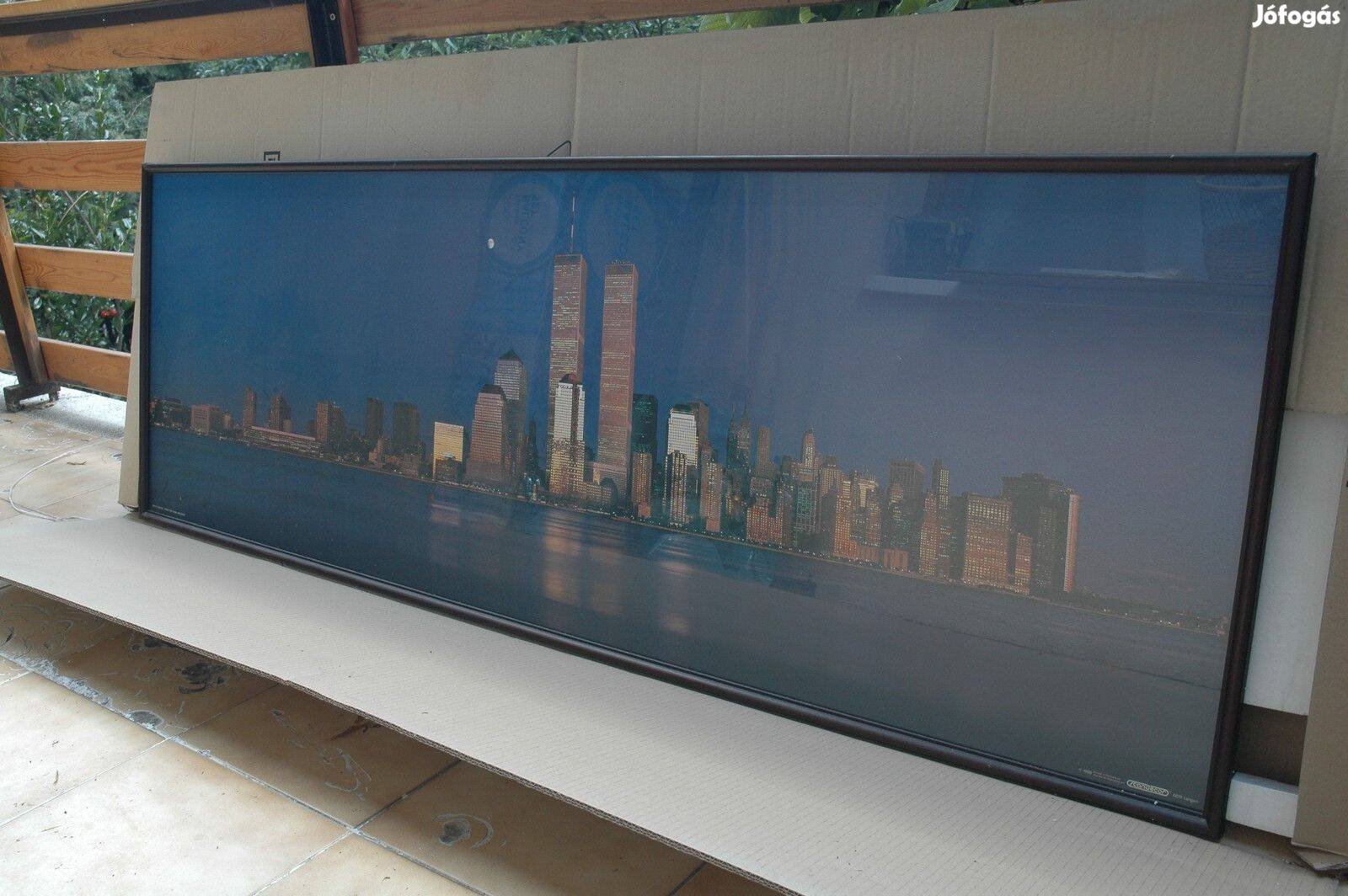 New-York poszter, keretezve