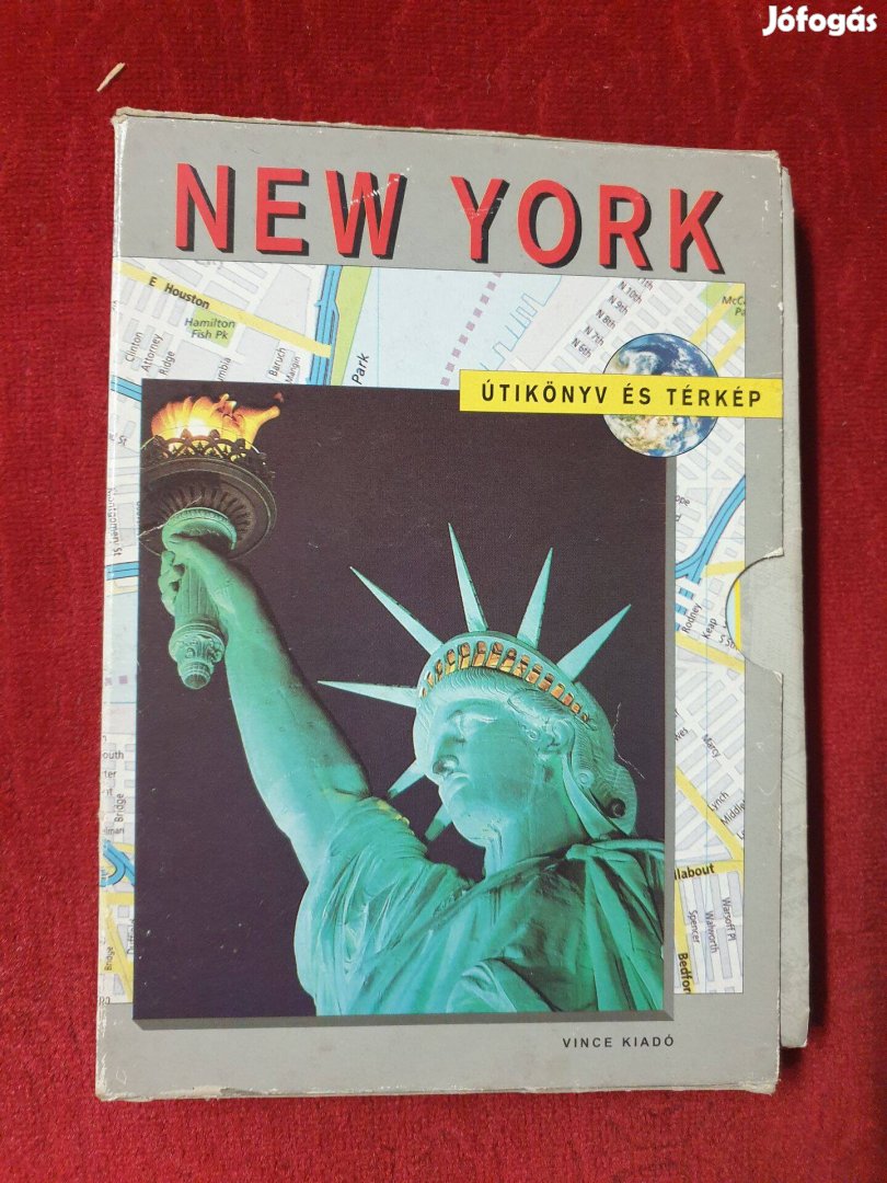 New York térkép + útikönyv