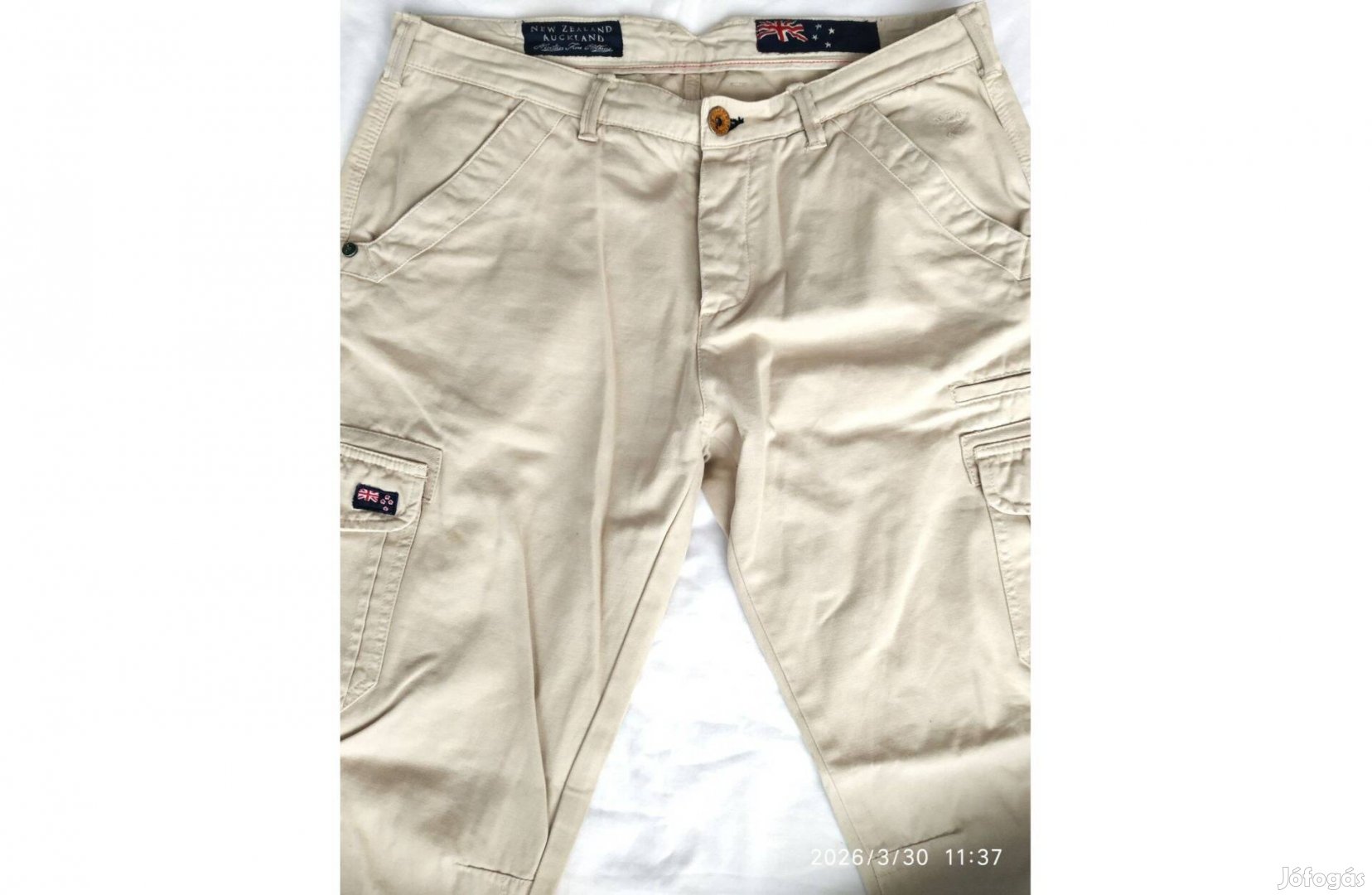 New Zealand Auckland cargo nadrág bézs 3834