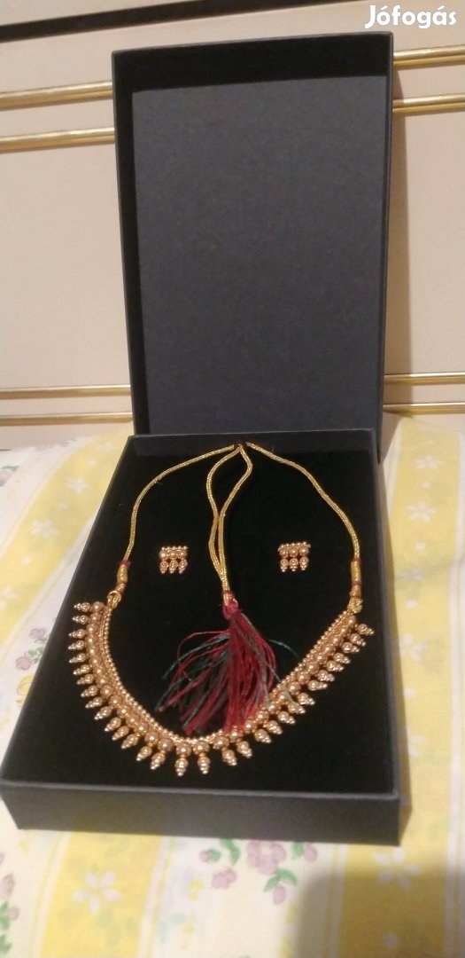 New gold plated Indian micro motif elegant jewelry set