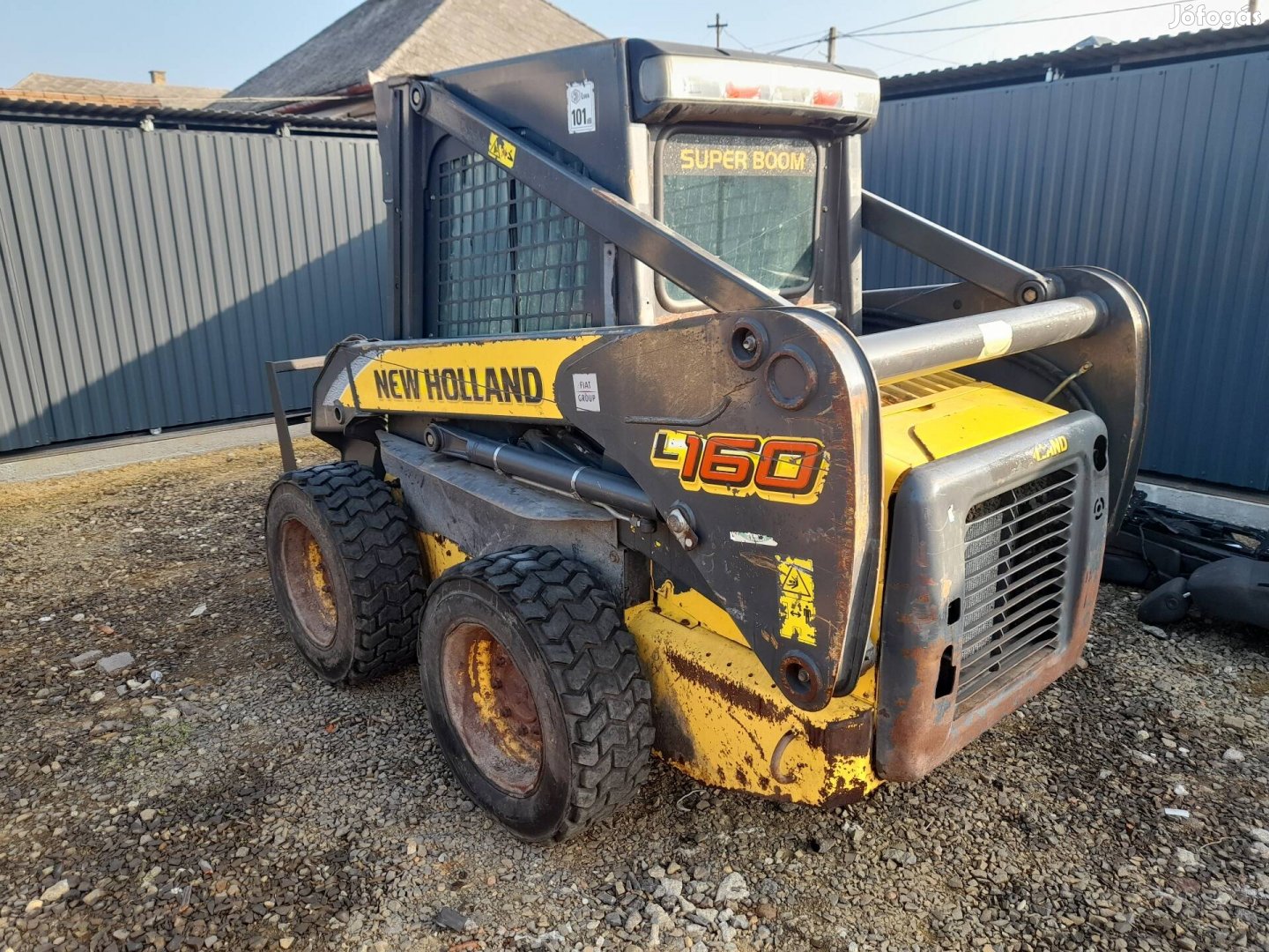 New holland l160 homlokrakodó csúszókrományzású