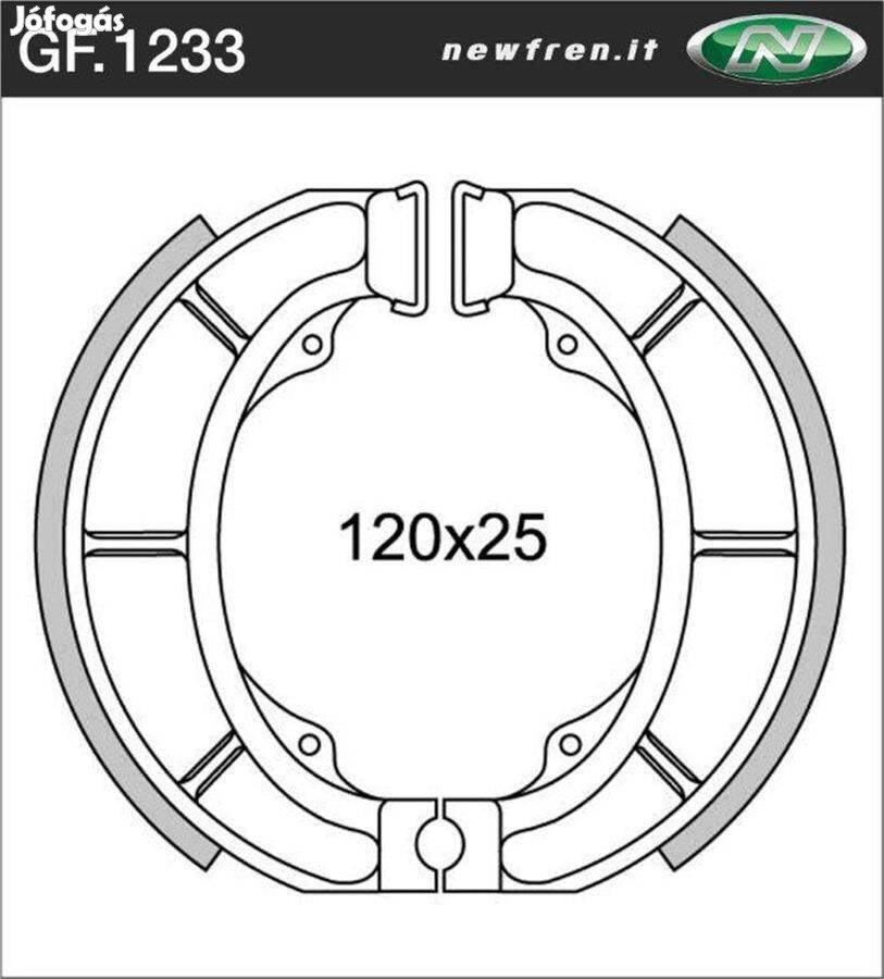 Newfren fékpofa GF1233 Derbi Atlantis, Vamos; Suzuki Lido Új