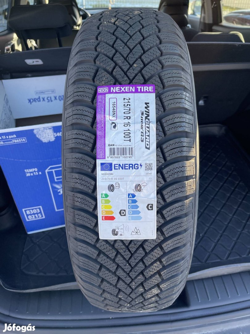 Nexen 215/70r16 új téli gumi garnitúra 4db