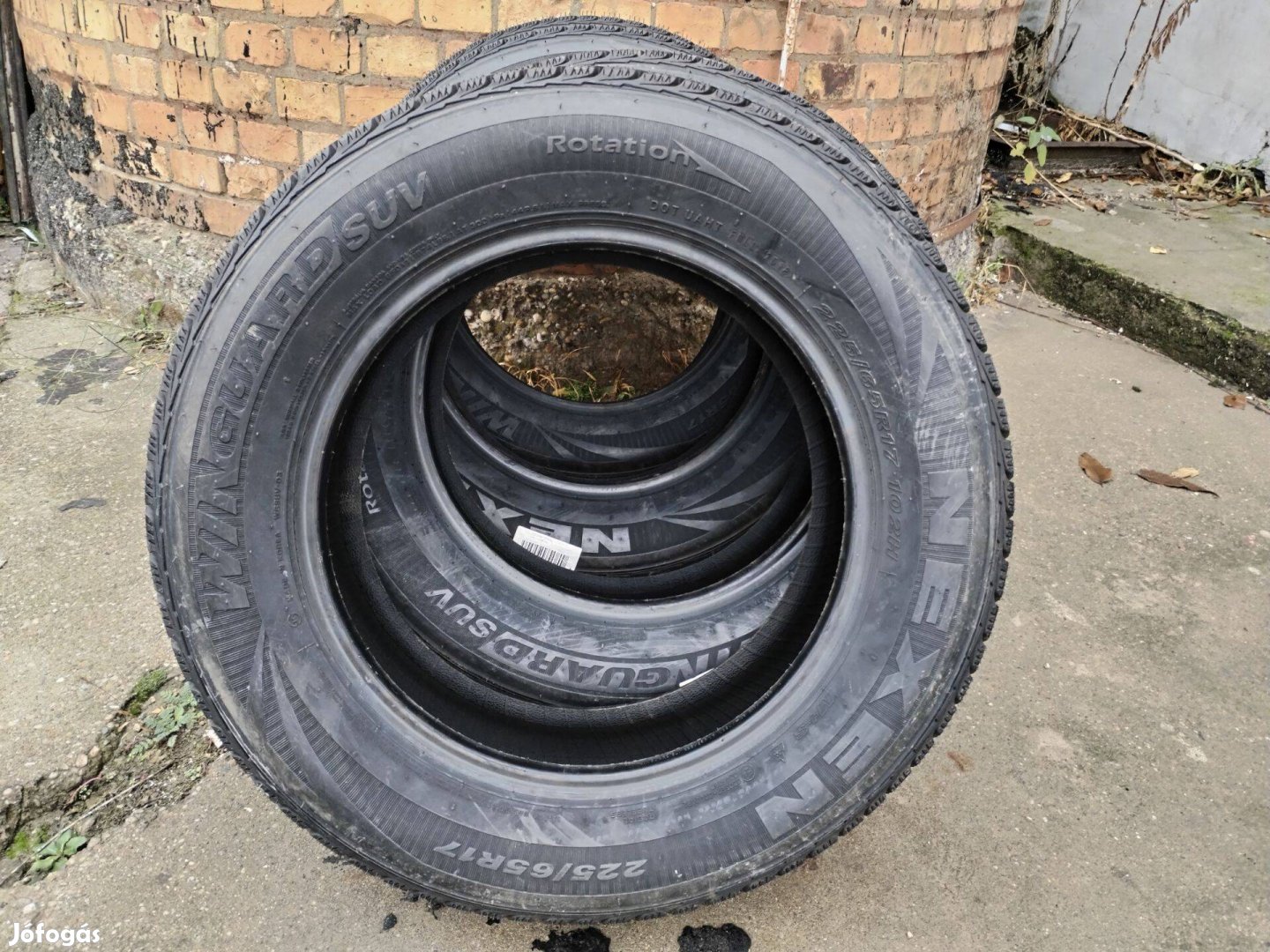 Nexen 225 65 17 autógumi garnitúra téli nagyon jók