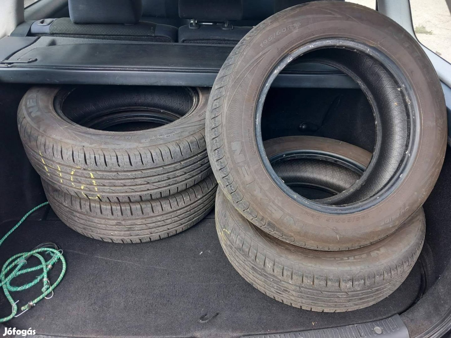 Nexen 2db 195/60/R15 használt 2022-es nyári gumi garnitúra eladó!