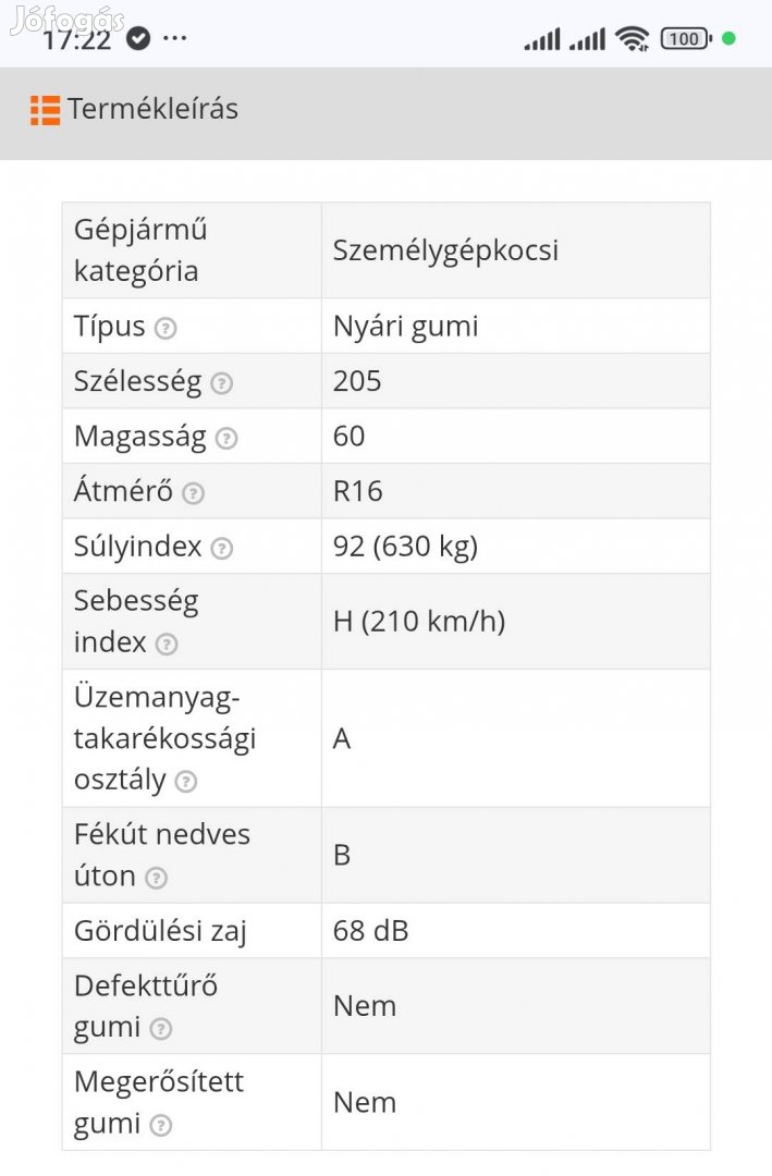 Nexen N blue S idei nyári gumi 205/60 R16 92H