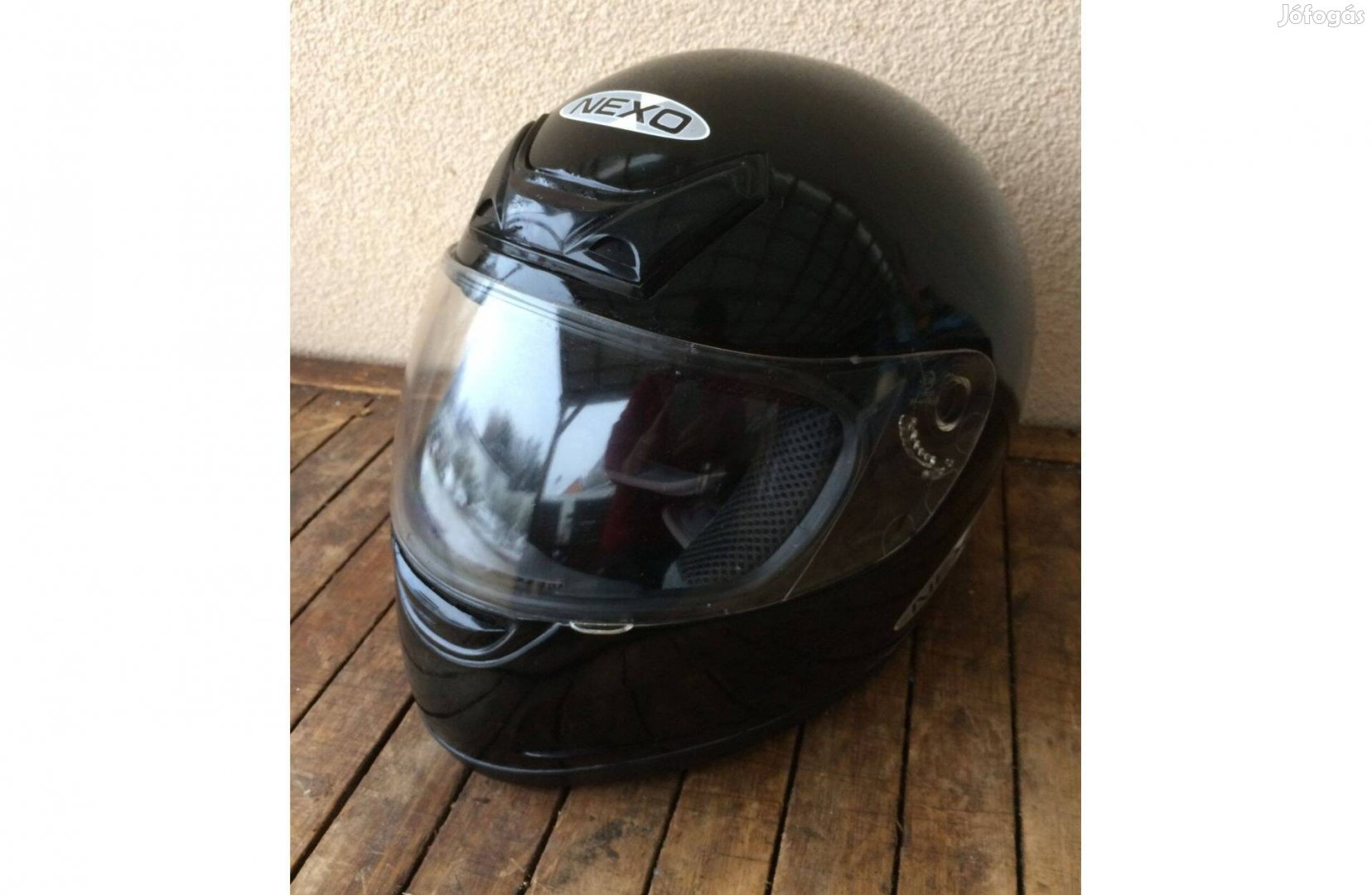 Nexo Motoros Sisak Bukósisak XL Fekete Újszerű!
