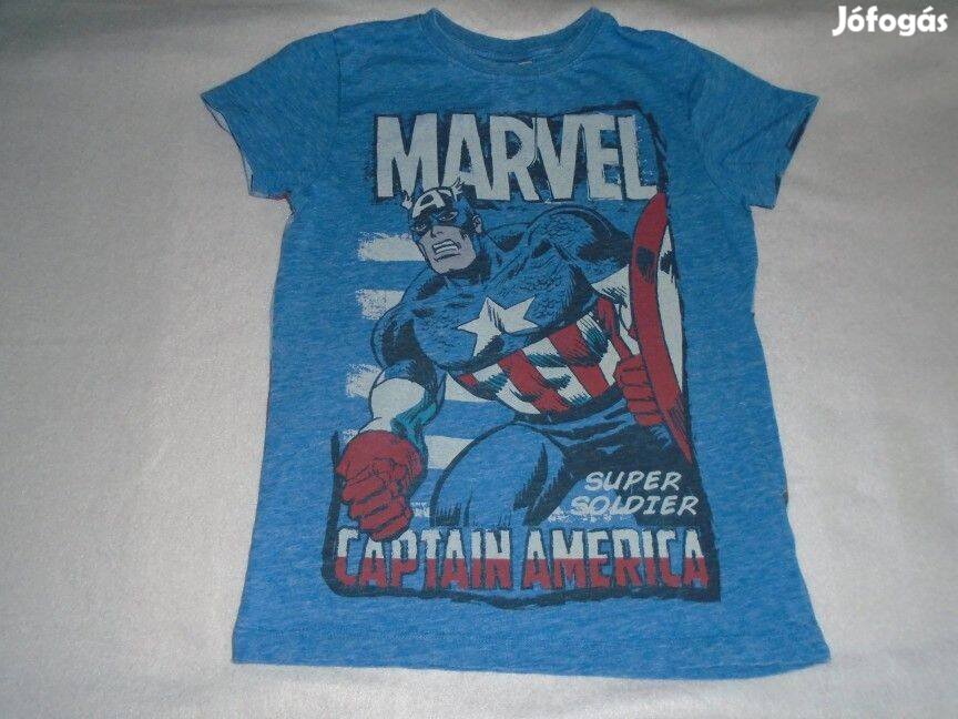 Next Amerika Kapitány mintás póló 9 évesre (méret 134)