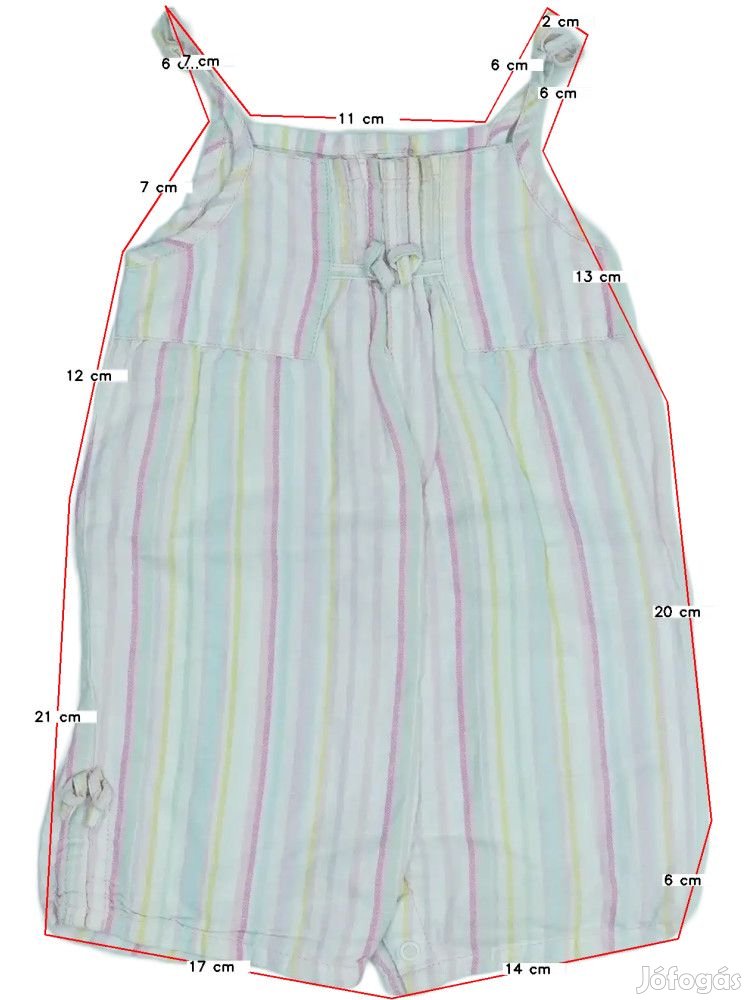 Next Használt (keveset használt) Lány Playsuit / Jumpsuit (Méret: 74)
