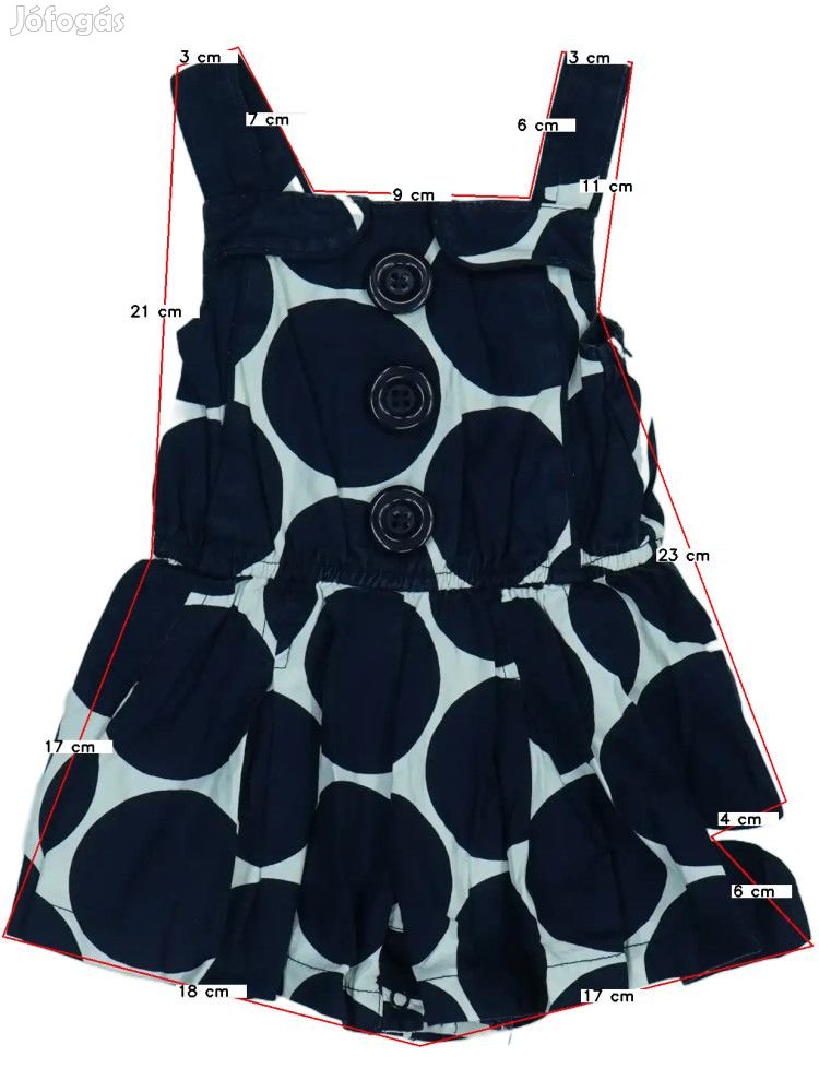Next Használt (keveset használt) Lány Playsuit / Jumpsuit (Méret: 74)