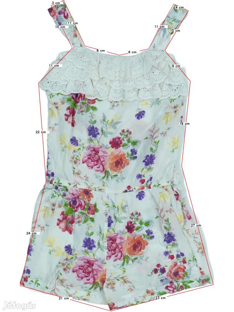 Next Használt (újszerű) Lány Playsuit / Jumpsuit (Méret: 128)