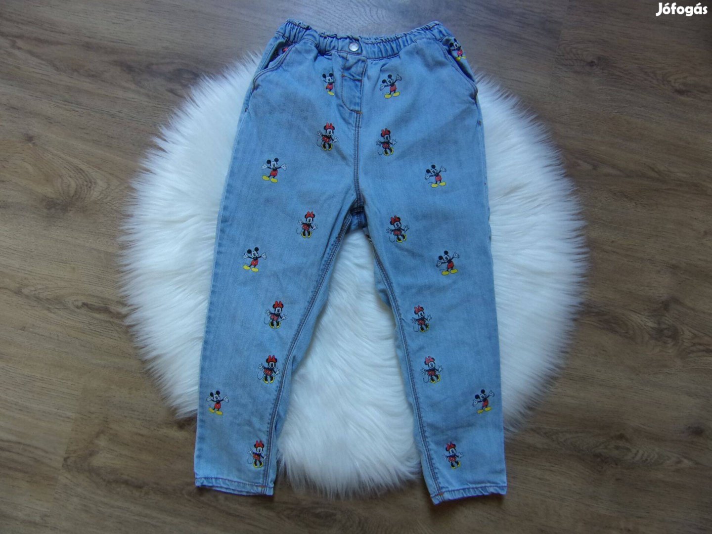 Next Mickey Minnie egeres farmernadrág 5-6 éveseknek (116cm)