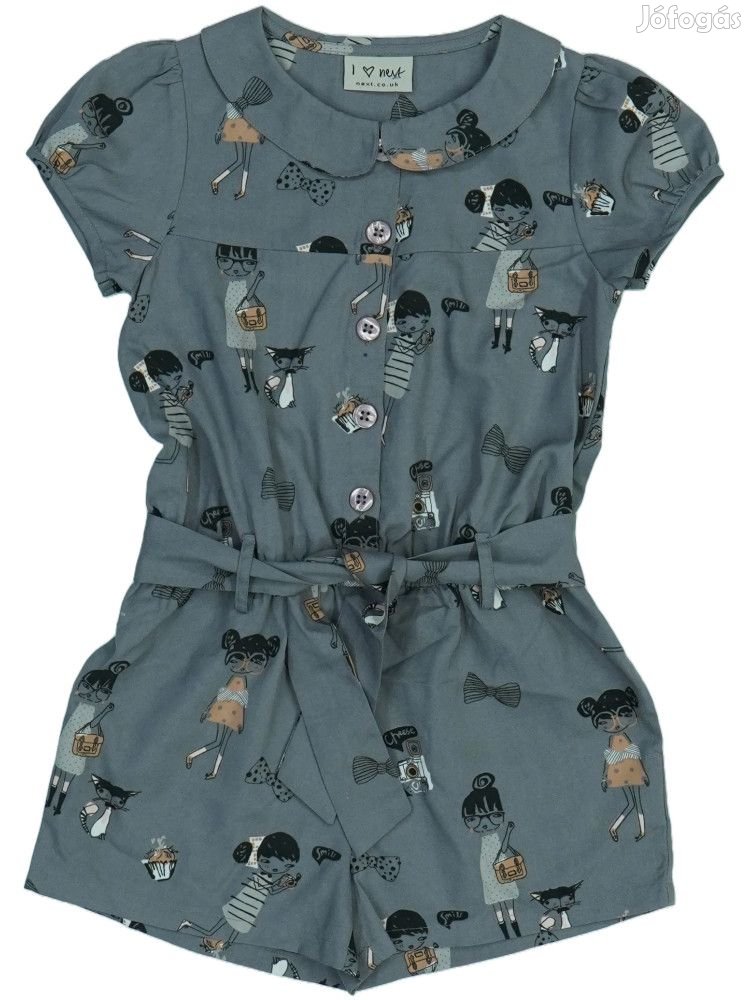 Next Új (címke nélküli) Lány Playsuit / Jumpsuit (Méret: 104)