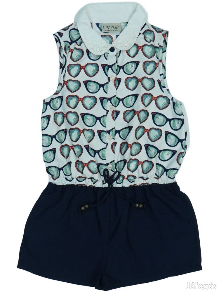 Next Új (címke nélküli) Lány Playsuit / Jumpsuit (Méret: 110)