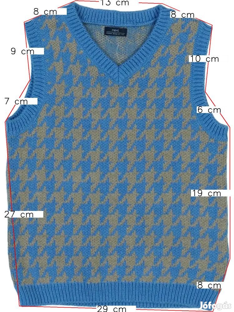 Next Új (címkés) Fiú Mellény (Méret: 104)