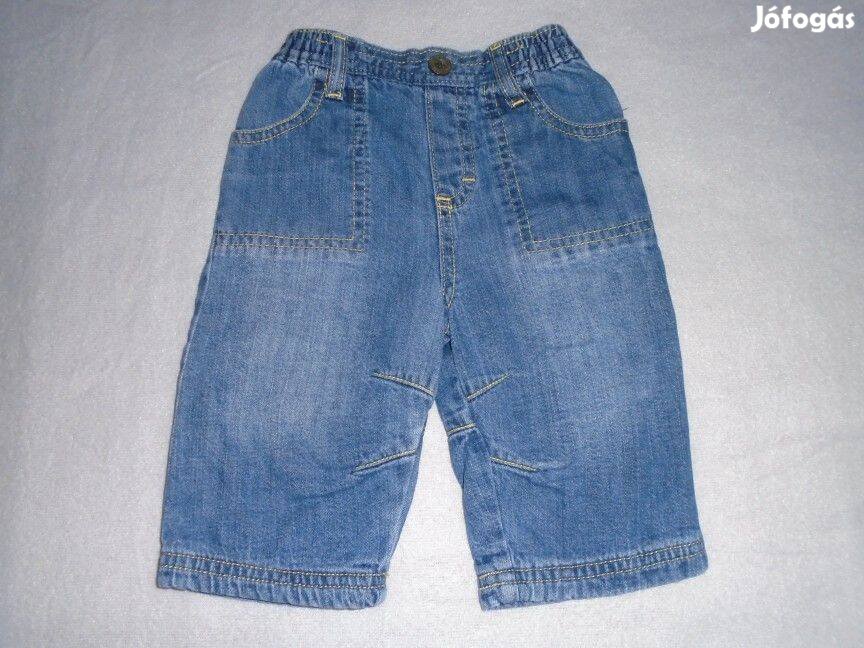 Next farmernadrág vékony pamutbéléses nadrág 3-6 hó méret 68