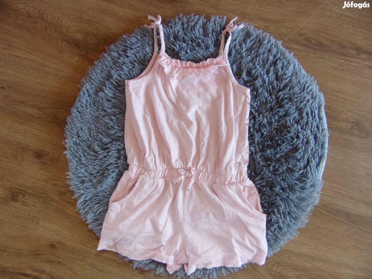 Next halvány rózsaszín playsuit nadrág overál 6 éveseknek (116cm)