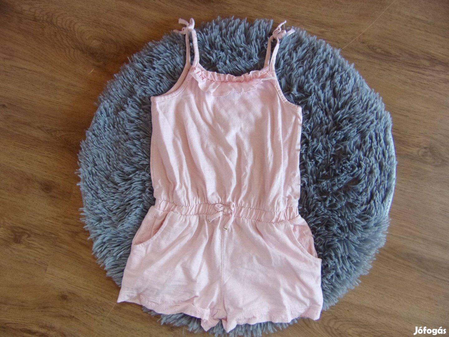 Next halvány rózsaszín playsuit nadrág overál 6 éveseknek (116cm)!