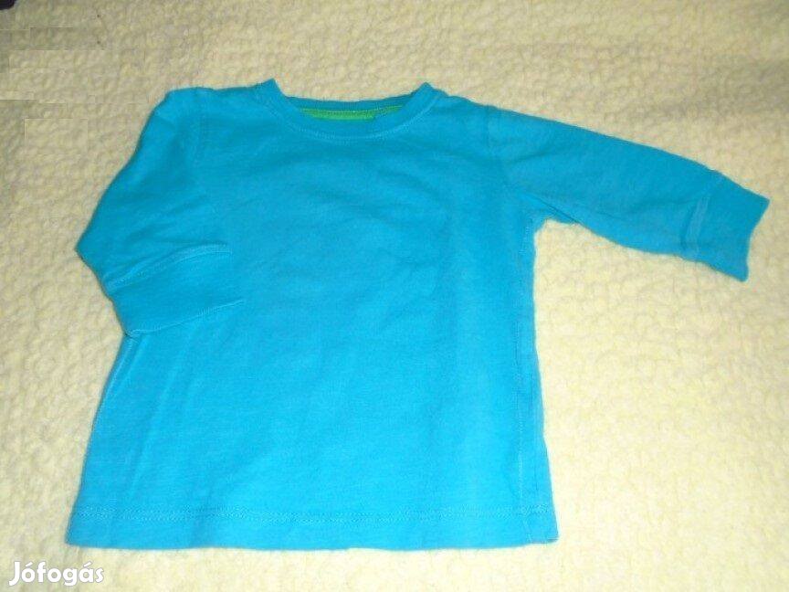 Next kék hosszú ujjú felső 6-9 hó méret 74