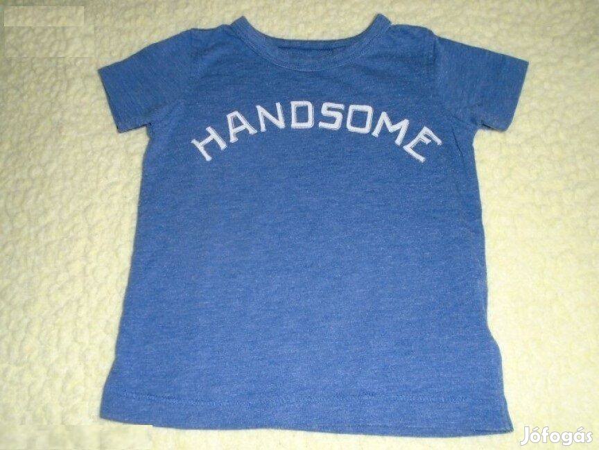 Next kék póló 9-12 hó méret 80