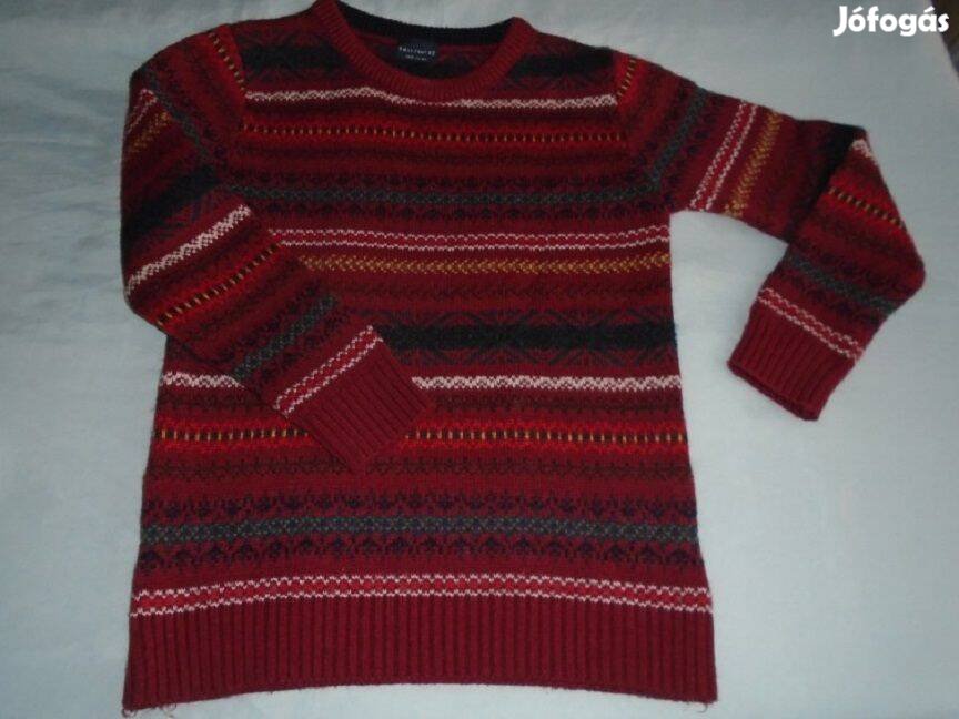 Next mintás pulóver 8-9 évesre méret 134 sötét színű