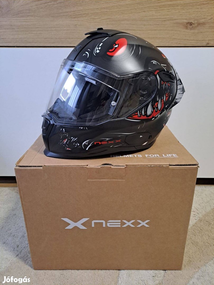 Nexx SX.100R Abisal Black/Red MT Bukósisak