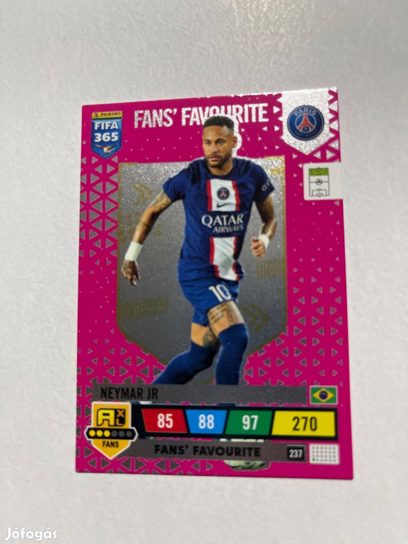 Neymar Jr Focis kártya