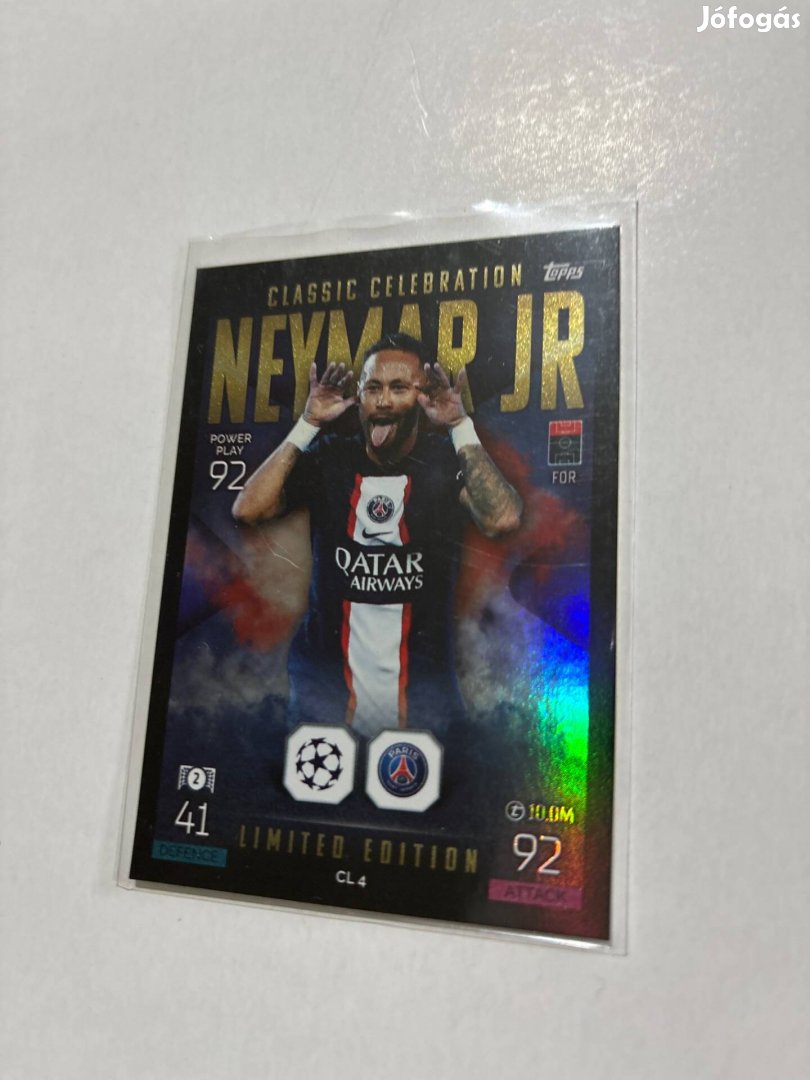 Neymar Jr focis kártya