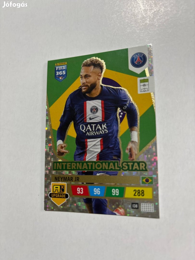 Neymar Jr focis kártya