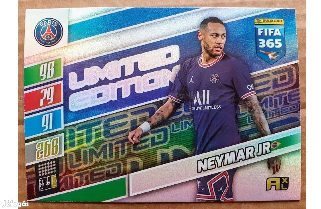 Neymar PSG XXL Limited focis kártya Panini FIFA 2022 Update