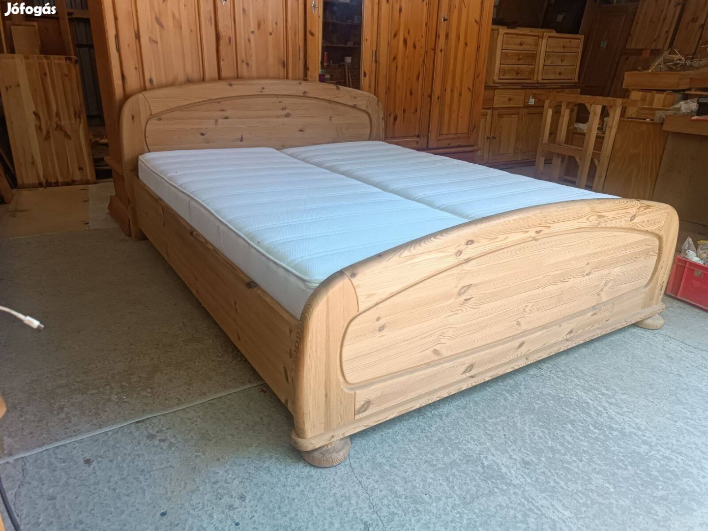 Ngyen szállítás 50 km ig Fenyő francia ágy 160x200 a299