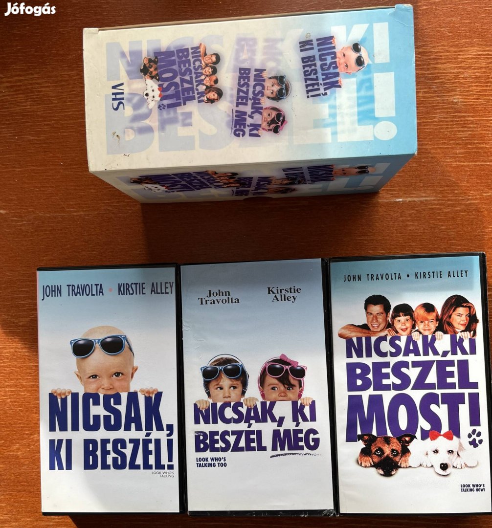 Ni csak ki beszél pakk vhs kazetta