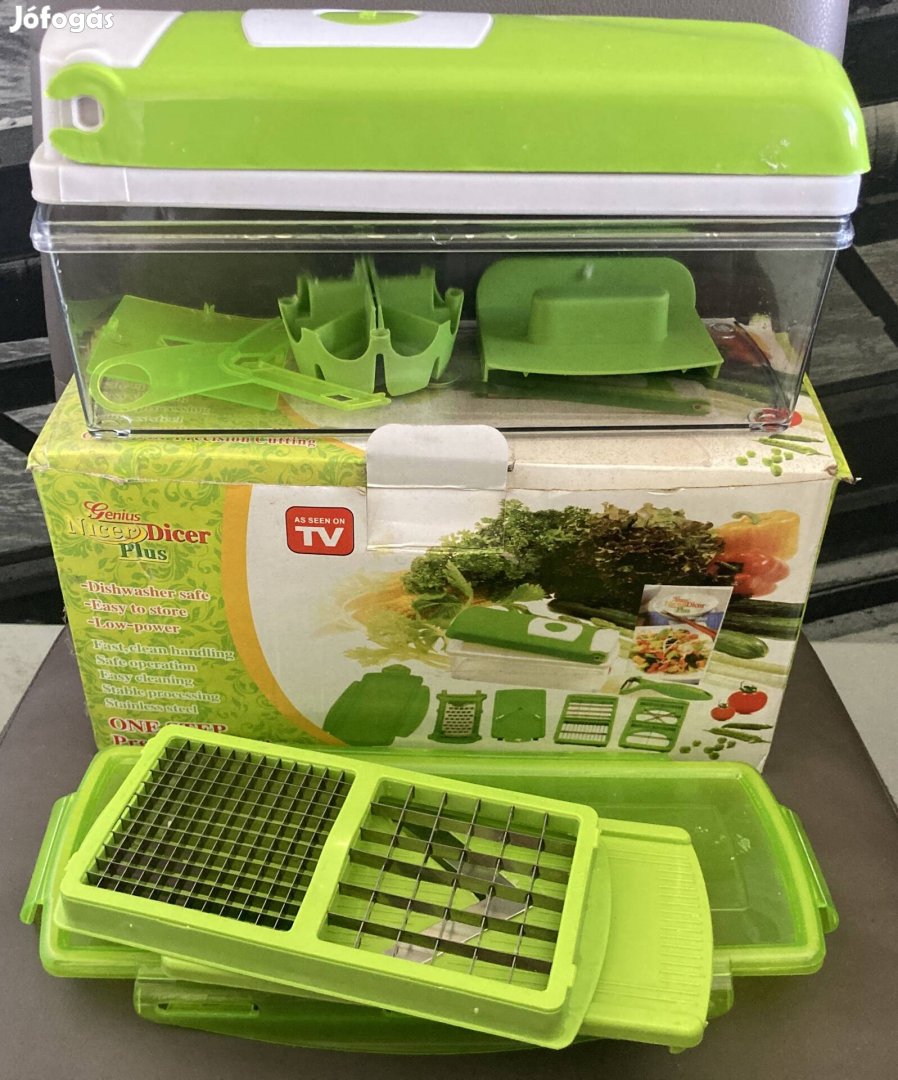 Nicer Dicer plus zöldség-gyümölcs multifunkciós aprító szeletelő