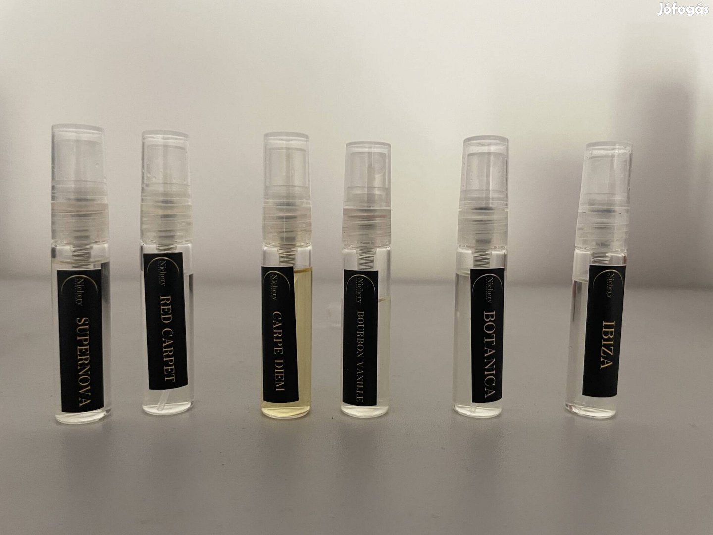 Nichery parfüm minták (5db.)
